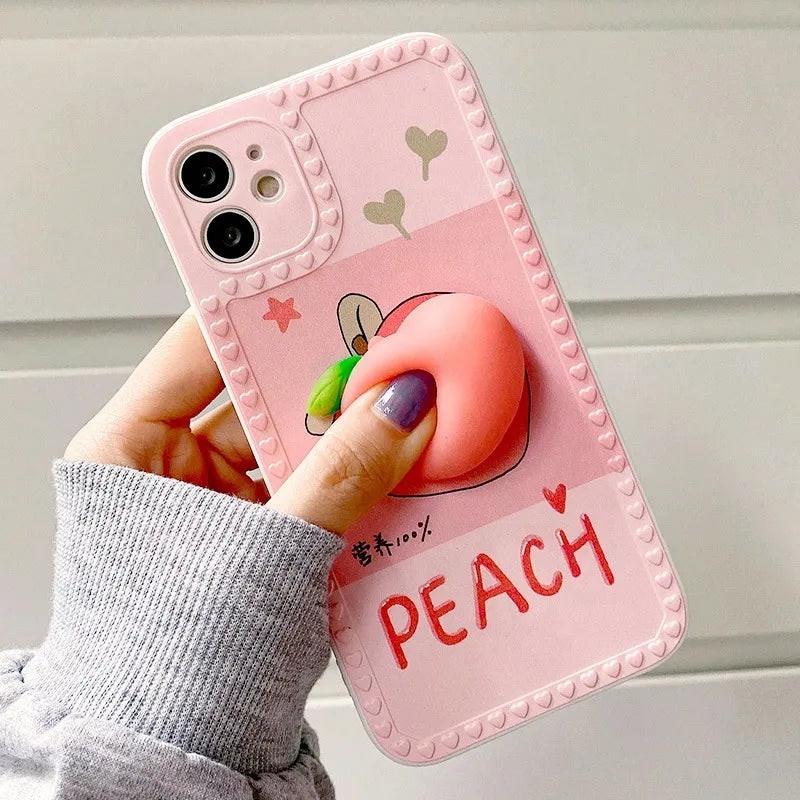Cute 3D Peach Stress Reliever Case for iPhone - Premium Mobile Phone Cases from Dressmycell.com - Just $15! Shop now at Dressmycell.com Cute 3D Peach Stress Reliever Case for iPhone - Premium Mobile Phone Cases from Dressmycell.com - Just $15! Shop now at Dressmycell.com